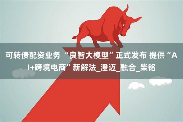 可转债配资业务 “良智大模型”正式发布 提供“AI+跨境电商”新解法_澄迈_融合_柴铭