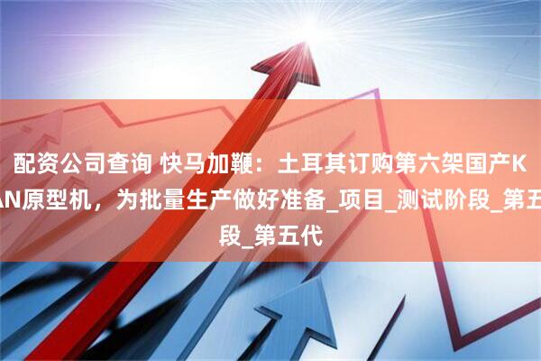 配资公司查询 快马加鞭：土耳其订购第六架国产KAAN原型机，为批量生产做好准备_项目_测试阶段_第五代